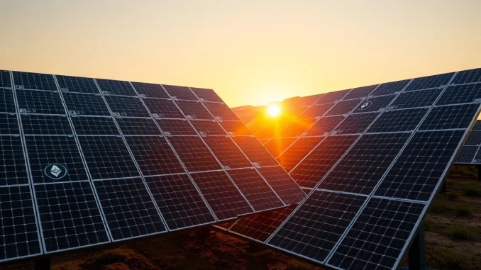 Skycorp Solar's new crypto payments system, integrating solar energy with Bitcoin and Ethereum for a sustainable future.