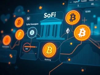 SoFi crypto ecosystem integrating banking and digital assets for staking and stablecoin services