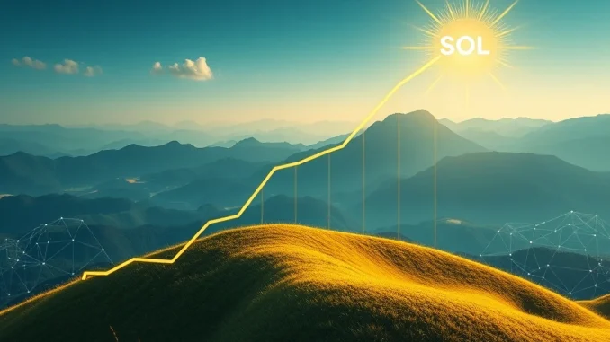 Chart showing significant growth in SOL holdings, reflecting DeFi Development Corp.'s successful crypto investment strategy.