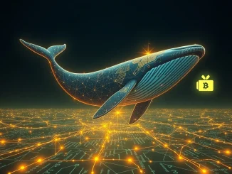 Visualizing a significant SOL transfer of Solana tokens from a Binance exchange to an unknown wallet, highlighting the scale of the crypto whale transaction.