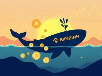 Visualizing a SOL whale moving $23.5M to Binance, representing significant market activity and on-chain movements impacting Solana deposit trends.