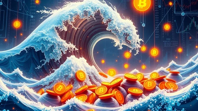 Chart showing Bonk's dramatic surge in Solana trading volume, indicating its dominance over other platforms.