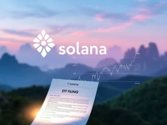 Solana price drop and 21Shares ETF filing in cryptocurrency market