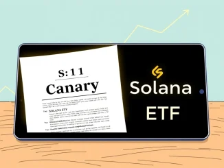 Canary's updated S-1 filing for a Spot Solana ETF, representing progress in digital asset investment and regulatory approval.