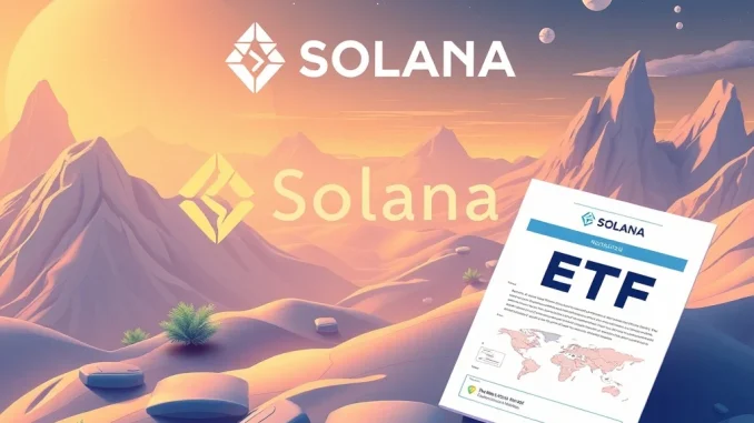 Solana ETF regulatory filing progress with Cboe and Invesco Galaxy