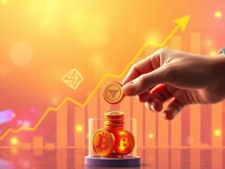 A financial chart depicting growth, with Solana (SOL) branding, symbolizing the surging Solana ETF inflow and investor confidence.