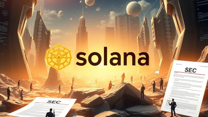 Solana ETF application progress with VanEck and SEC regulatory steps