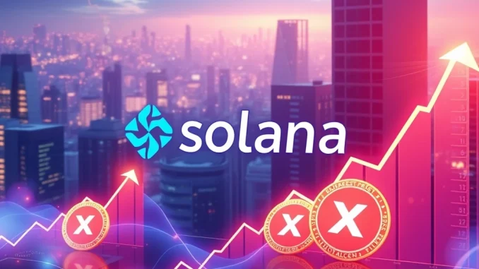 Solana News: Unlocking Explosive 20x Returns with Low-Cap Tokens LILPEPE and XLM Charts depicting explosive growth for low-cap tokens LILPEPE and XLM, contrasting with Solana's ascent, highlighting crypto investment opportunities.