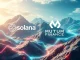 Solana and Mutuum Finance logos with DeFi growth projections