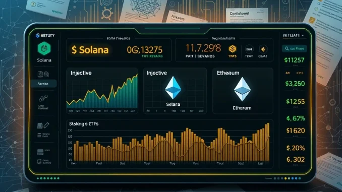 Solana news highlights Cboe's staked Injective ETF filing with SEC