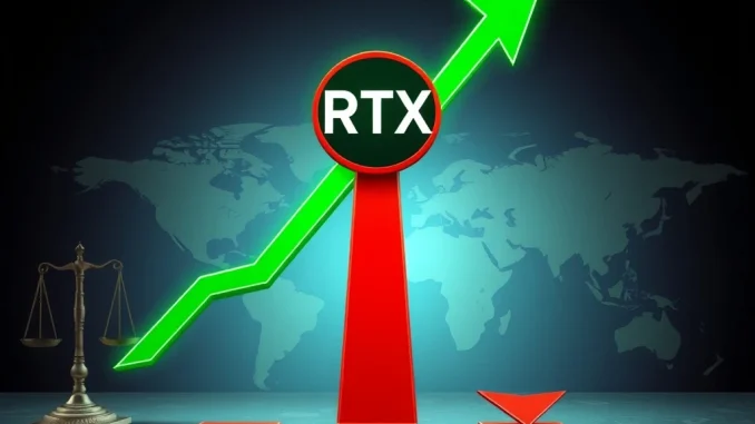 A chart showing RTX crypto soaring while Solana and XRP plunge, illustrating a significant shift in crypto market trends.