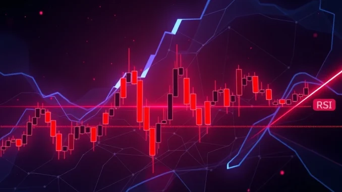 Solana (SOLUSDT) price chart showing bearish trend and key technical indicators