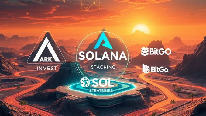 ARK Invest enhances Solana staking with SOL Strategies and BitGo for secure institutional yields.