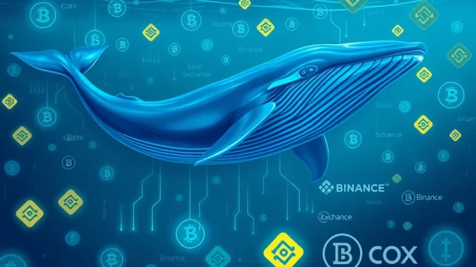 A massive Solana whale depositing a large SOL amount into crypto exchanges, signaling significant market movement and potential market impact.