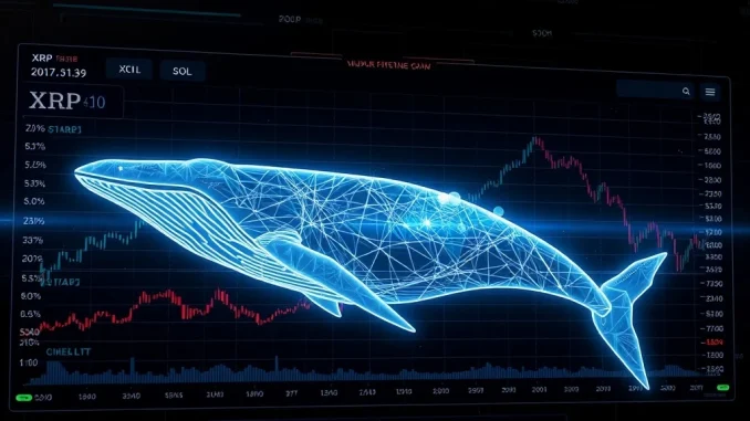 A large crypto whale making a high-leverage bet on XRP and SOL on Hyperliquid, illustrating significant Solana news today.