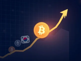 A financial chart showing significant growth in South Korea Pension Fund's crypto stock holdings, highlighting institutional investment.