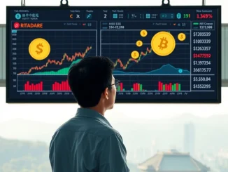 Illustrates South Korea crypto investment shifting from tech to stablecoin-related stocks, symbolizing a new era of digital asset adoption.