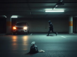 Cryptocurrency robbery scam in a South Korean parking lot