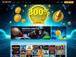 Spartans crypto casino platform with Bitcoin and Ethereum integration offering a 300% welcome bonus.
