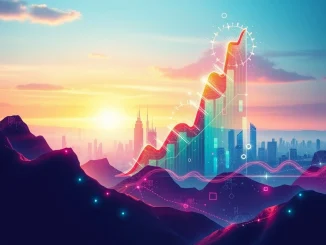 A dynamic chart showing an explosive SPK token surge with an upward arrow, representing significant crypto market momentum and investor interest.