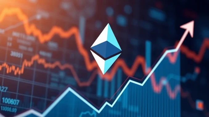 Spot Ethereum ETFs Witness Remarkable $34.15M Inflow Surge on August 6th Visualizing the **spot Ethereum ETFs** market, with financial graphs indicating $34.15 million in net inflows on August 6th, reflecting robust digital asset investment.