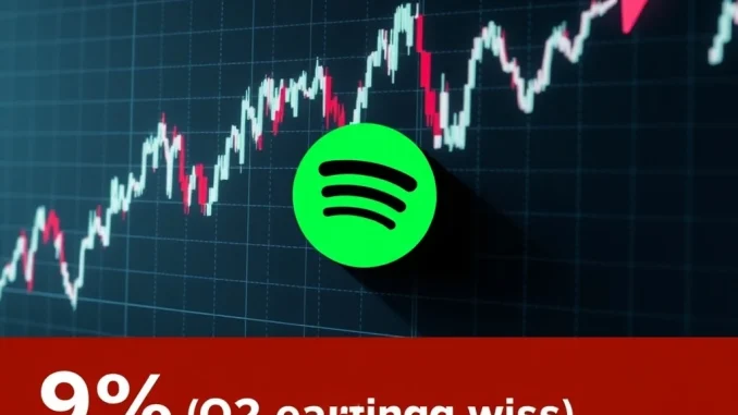 Spotify Stock Plummets 9% After Shocking Q2 Earnings Miss and Revenue Shortfall Spotify stock plunges after Q2 earnings report disappoints investors