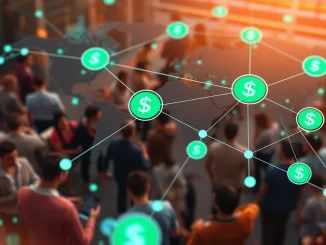 Digital currency flowing freely, symbolizing **Stable blockchain's** gas-free USDT transfers for **mass crypto adoption**.