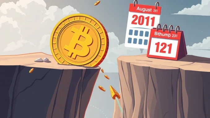 A visual representation of the STRIKE delisting from Upbit and Bithumb, showing a digital coin falling, emphasizing the urgent news for investors.