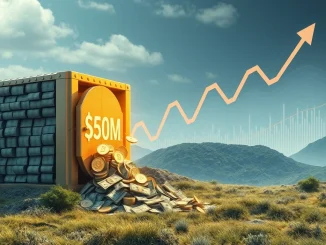 A visual representation of SUI Crypto coins and financial charts, illustrating Mill City Ventures' significant digital asset acquisition plans.
