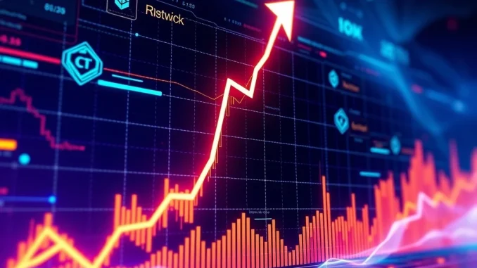 Visualizing the explosive growth of Sui Network DEX trading volume, showing charts and financial data trends.