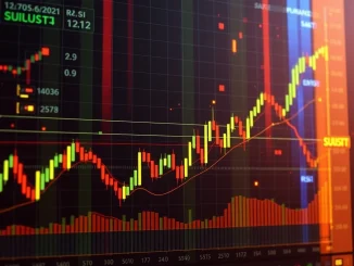 A bearish SUIUSDT cryptocurrency chart showing key support levels breaking, indicating strong downward price action for SUI.