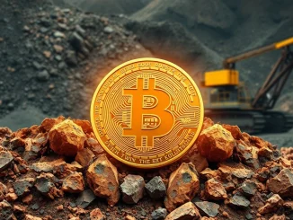 Super Copper's strategic adoption of a Bitcoin treasury, symbolizing digital assets meeting traditional mining.