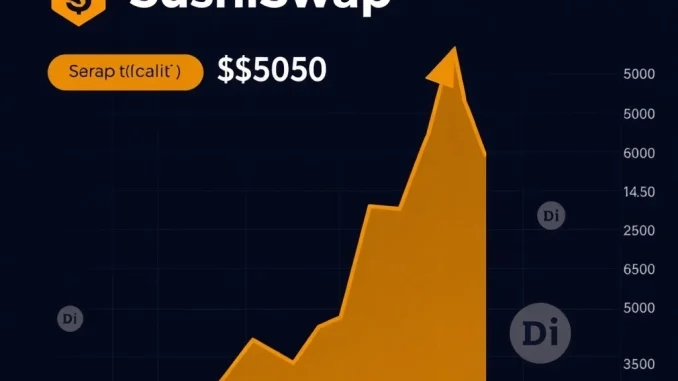 SushiSwap token price crashing amid market volatility