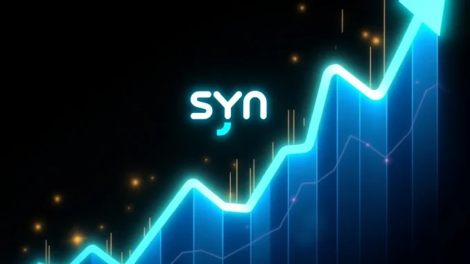 Syn (SYN) cryptocurrency price surge amid market volatility
