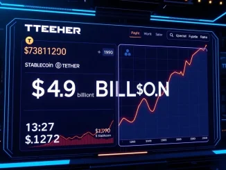 Tether's $4.9 billion profit backed by U.S. Treasury holdings strengthens USDT stablecoin.