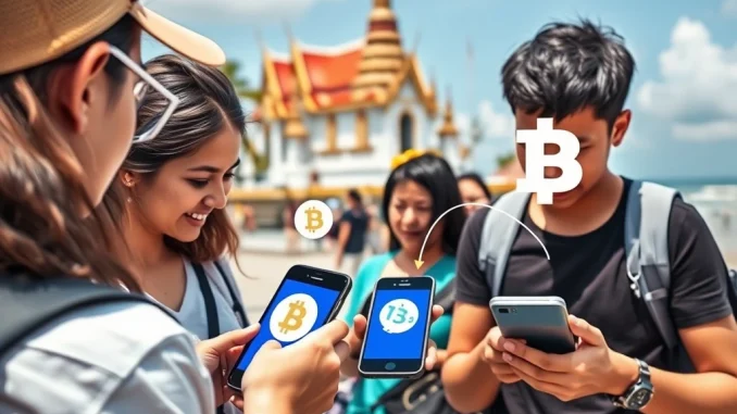 Tourists seamlessly converting Thailand crypto to baht in a new regulatory sandbox, boosting the nation's digital tourism.