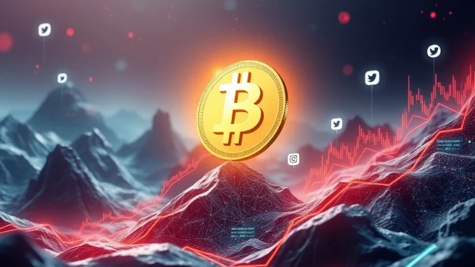 A rising cryptocurrency token backed by fundamental metrics like market cap and trading volume