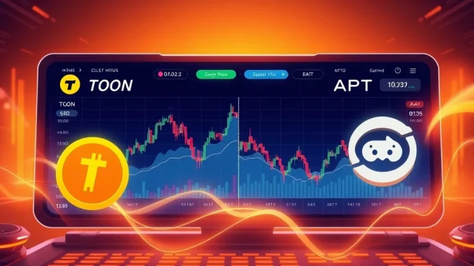 Toncoin and Aptos price trends amid crypto market volatility
