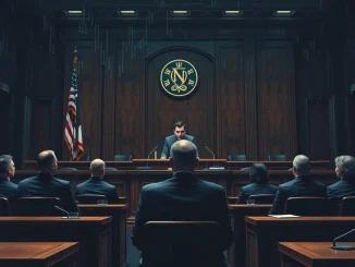 Tornado Cash founder Roman Storm in courtroom during landmark crypto trial