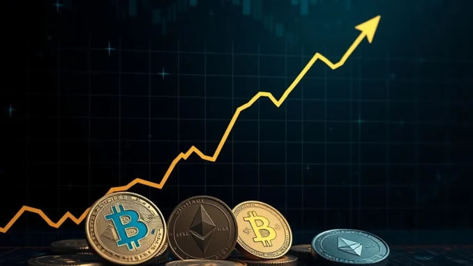 A chart showing the U.S. 30-year Treasury yield surging past 5%, indicating potential market pressure on the cryptocurrency market.