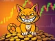 Troller Cat meme coin surging with deflationary token mechanics and staking rewards