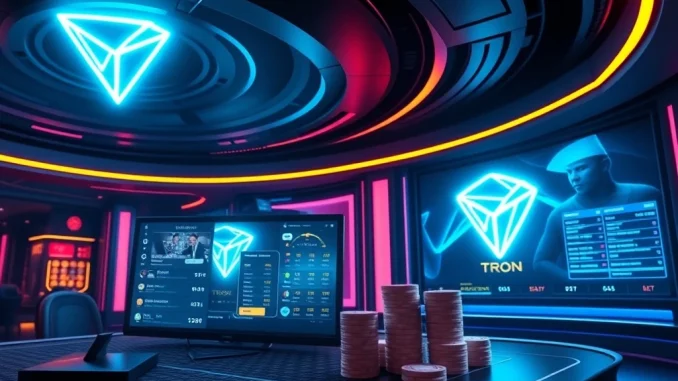 TRON-powered crypto gambling platform with fast, anonymous betting in 2025