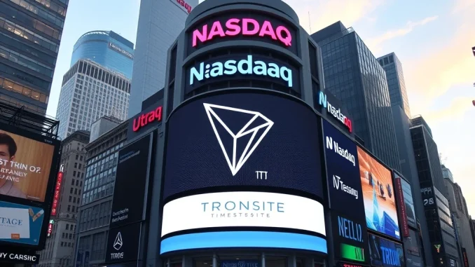 TRON's Remarkable Nasdaq Debut: A $100M Reverse Merger and Strategic TRX Allocation TRON Inc. celebrates its historic Nasdaq debut, symbolizing the convergence of blockchain technology and traditional finance.