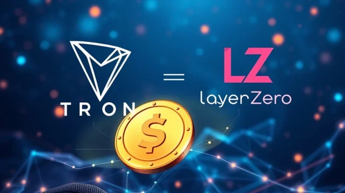 TRON's strategic launch of $TRUMP memecoin using LayerZero tech to boost cross-chain liquidity.