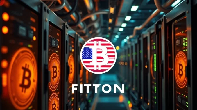 Trump-linked American Bitcoin mining facility with advanced BTC mining equipment
