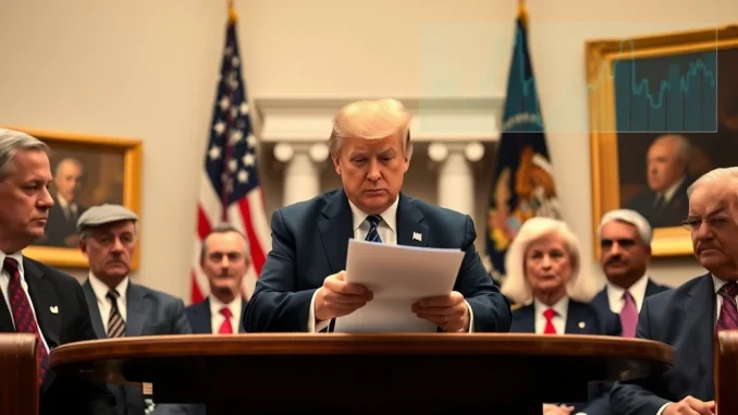 President Trump reviewing Federal Reserve chair candidates with crypto market impact