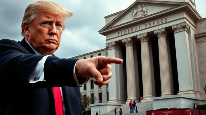 Donald Trump criticizes the Federal Reserve's renovation, highlighting political tensions over Federal Reserve spending.