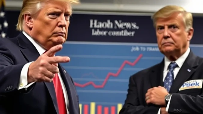 Donald Trump's decisive action regarding the 'shockingly low' Trump jobs report and the subsequent firing of Labor Commissioner Erika McEntarfer.