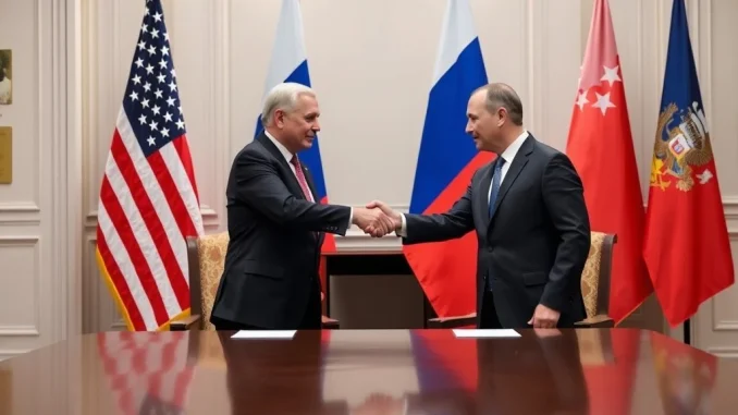 Depiction of a significant diplomatic event, highlighting the upcoming Trump Putin meeting and its global implications.