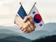 Illustrative image showing the complex US-South Korea trade relationship, symbolizing potential renegotiation of the Trump South Korea deal.